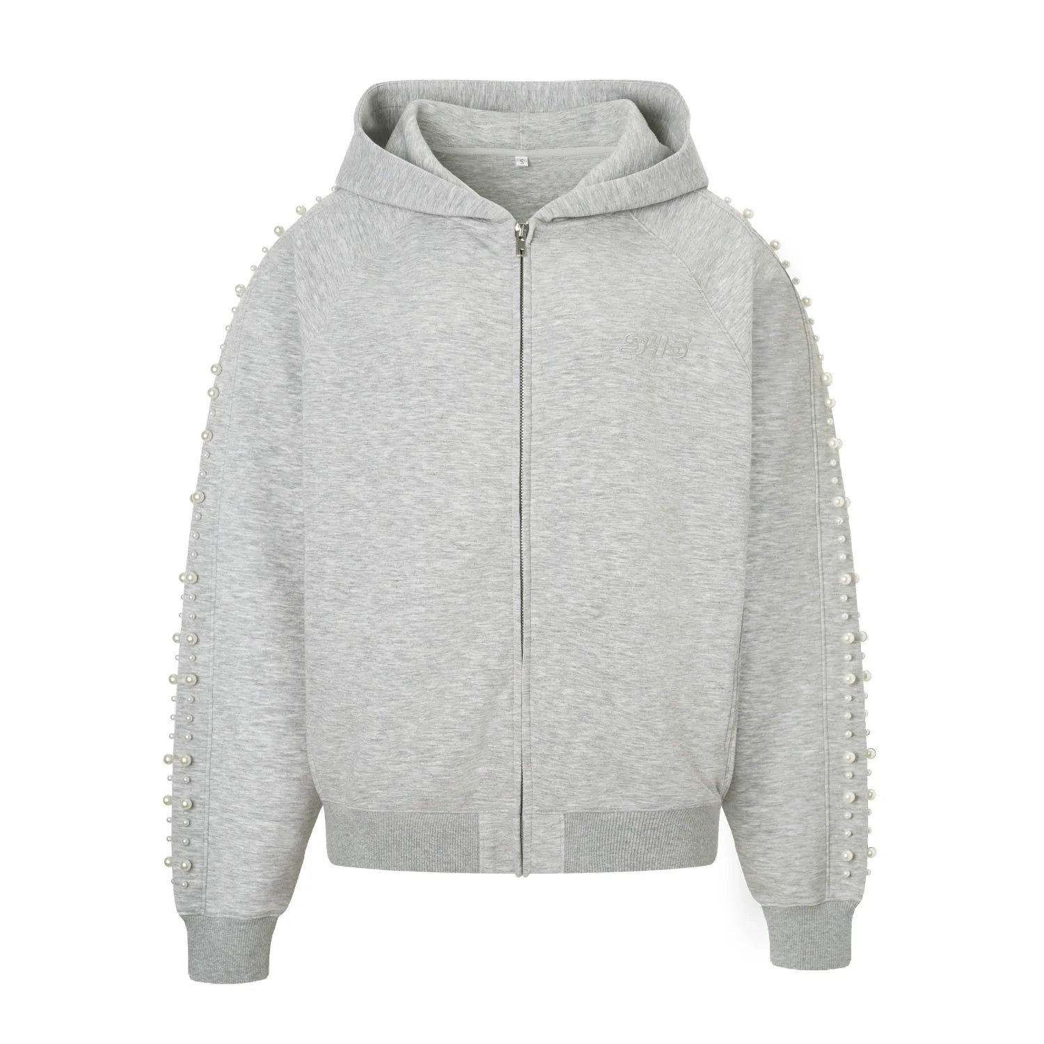 S45 Pearl Line Zip Up Hoodie