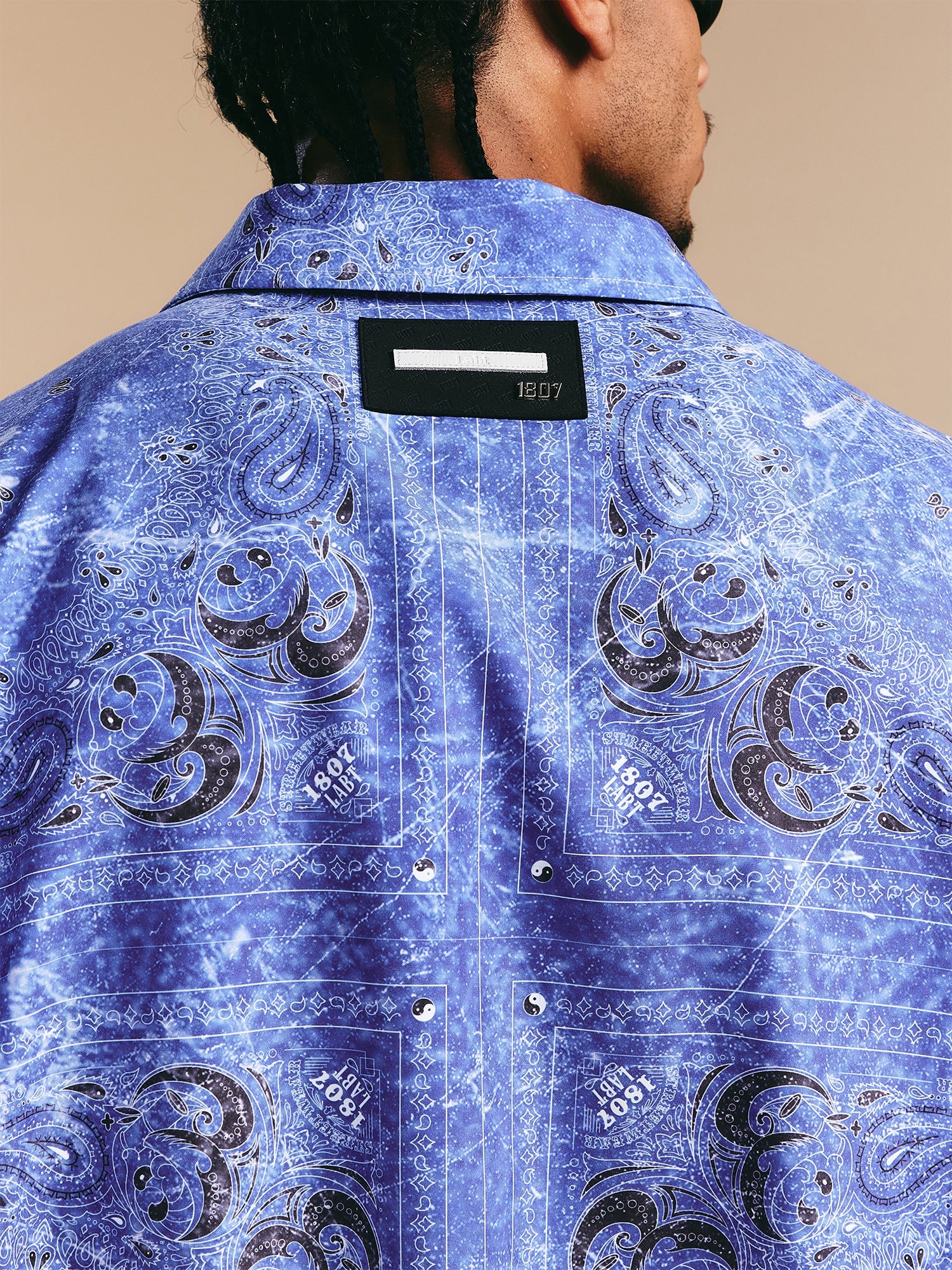 1807 × LABT Original Paisley Full Print Track Jacket