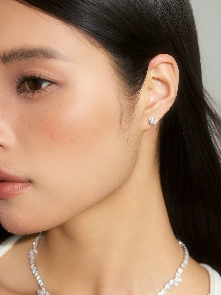 Small Town Kid Cubic Zirconia Stud Earrings