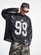 F3F Select 99 Numbered Mesh Long Sleeve Hockey Jersey