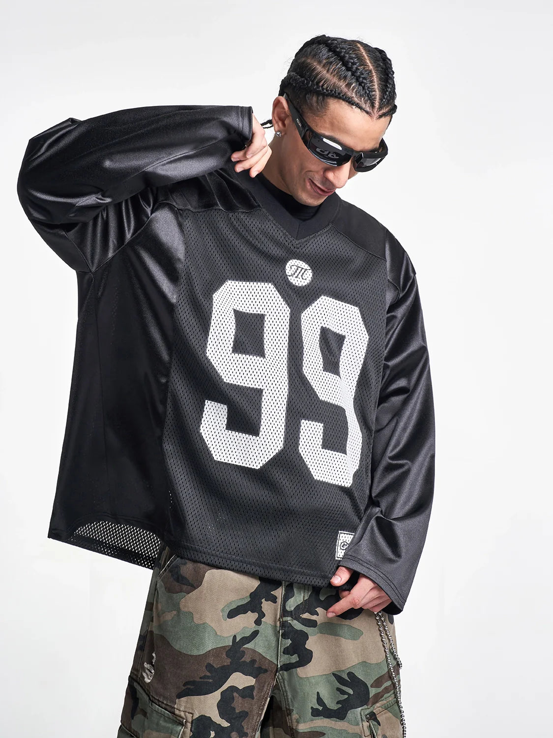 F3F Select 99 Numbered Mesh Long Sleeve Hockey Jersey