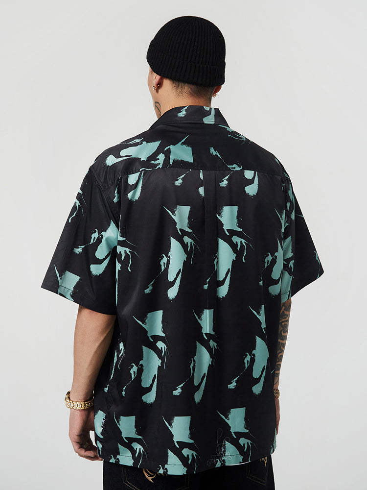 VOTE Palm Pattern Shirt