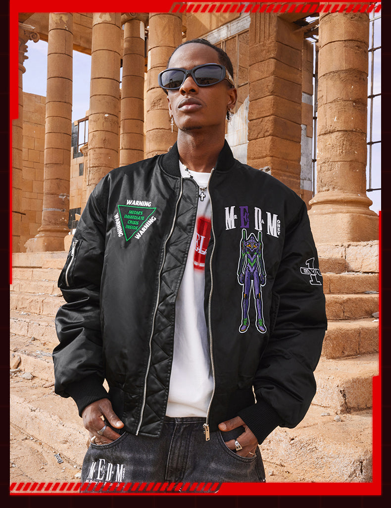 MEDM x EVA Unit-00, Unit-01, Unit-02 MA-1 Bomber Jacket