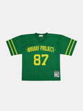 MHARF Green 87 Printed Bar Stripe Hockey Jersey