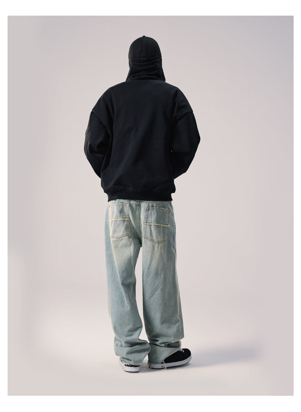 Remedy Baseball Cap Hood Zip Up Hoodie