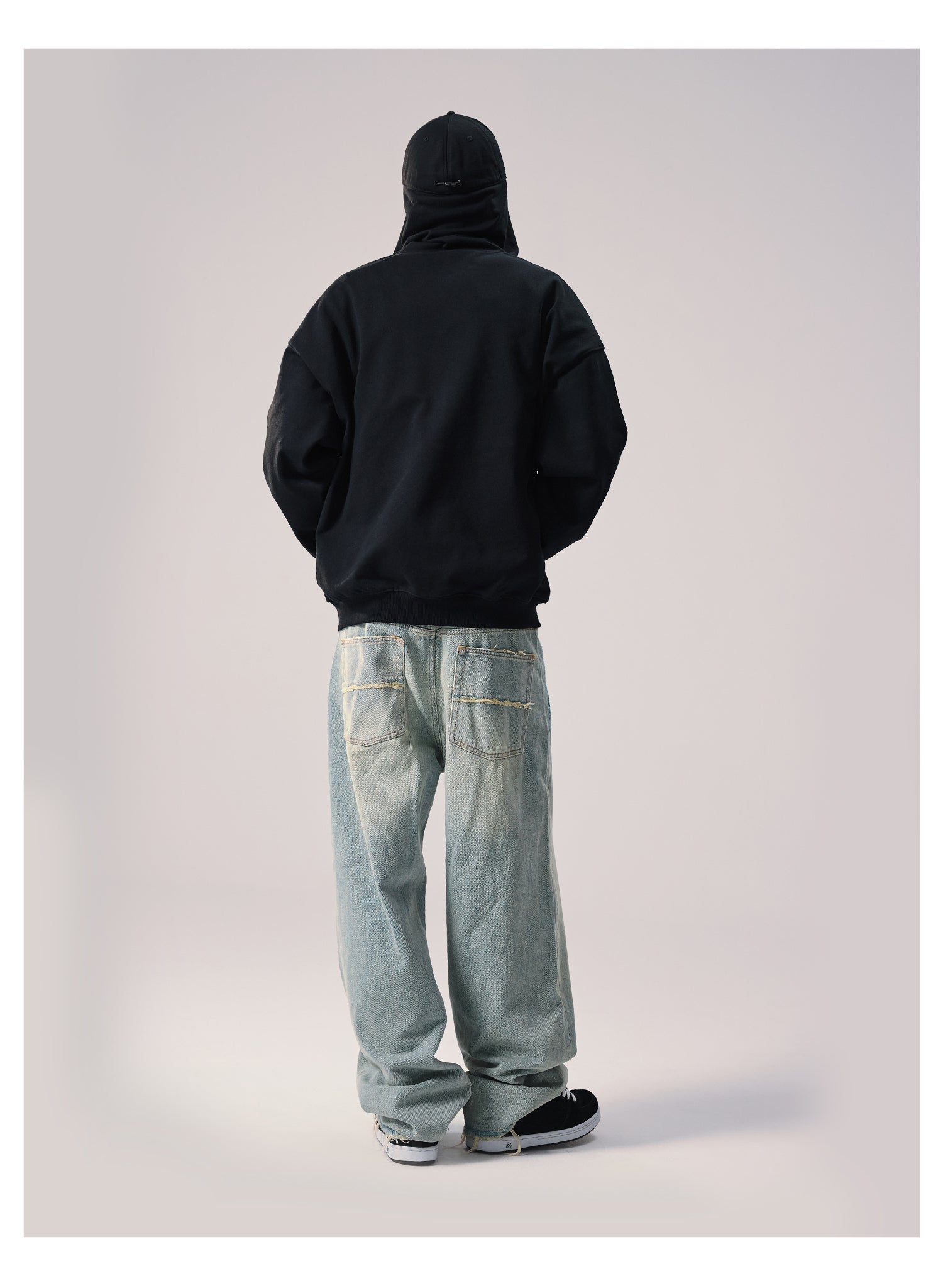 Remedy Baseball Cap Hood Zip Up Hoodie