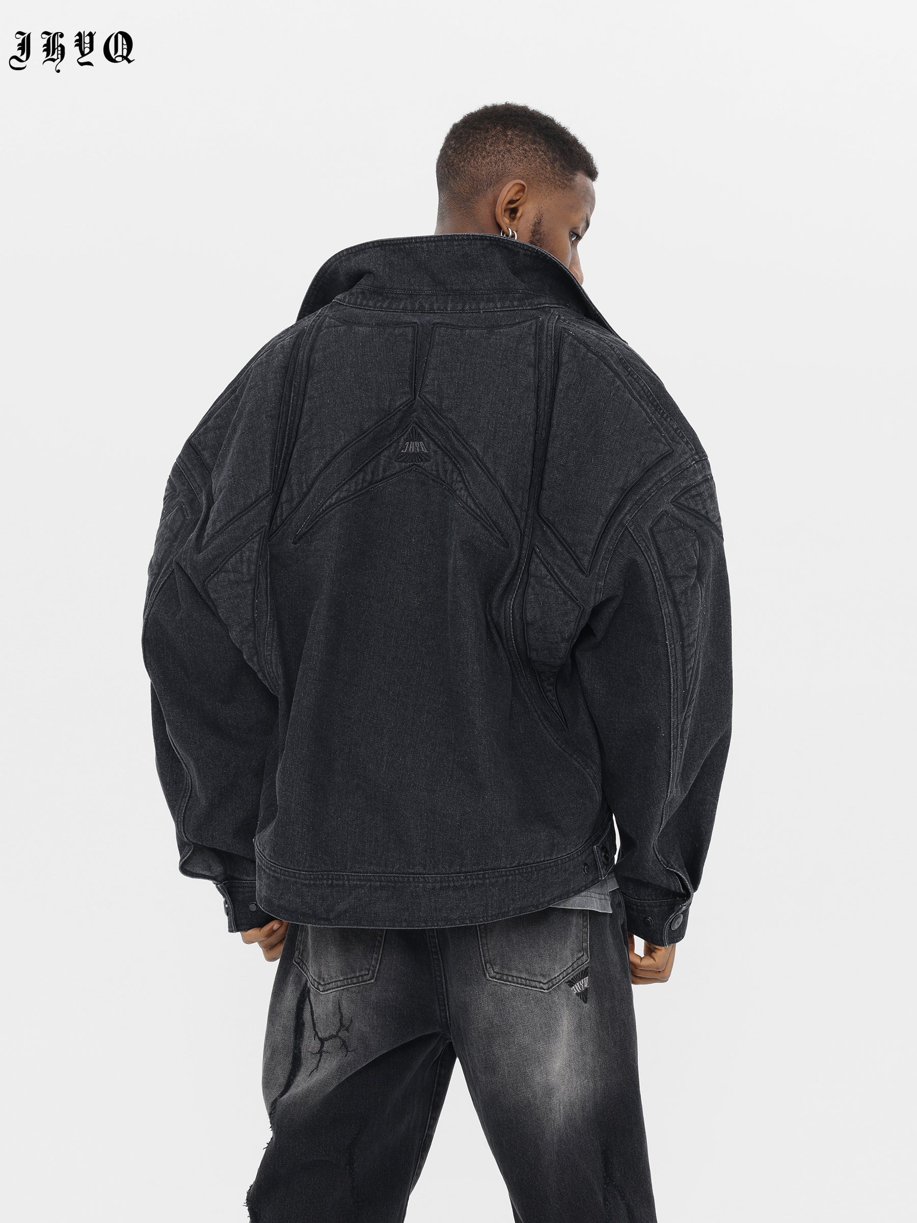 JHYQ Embroidered Denim Jacket