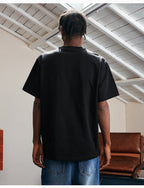 MEDM Beaded Rose Embroidery Logo Tee