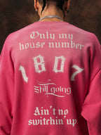 1807 Printed Gradient Vintage Sweatshirt
