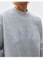 MEDM Floral Logo Embroidered Sweatshirt