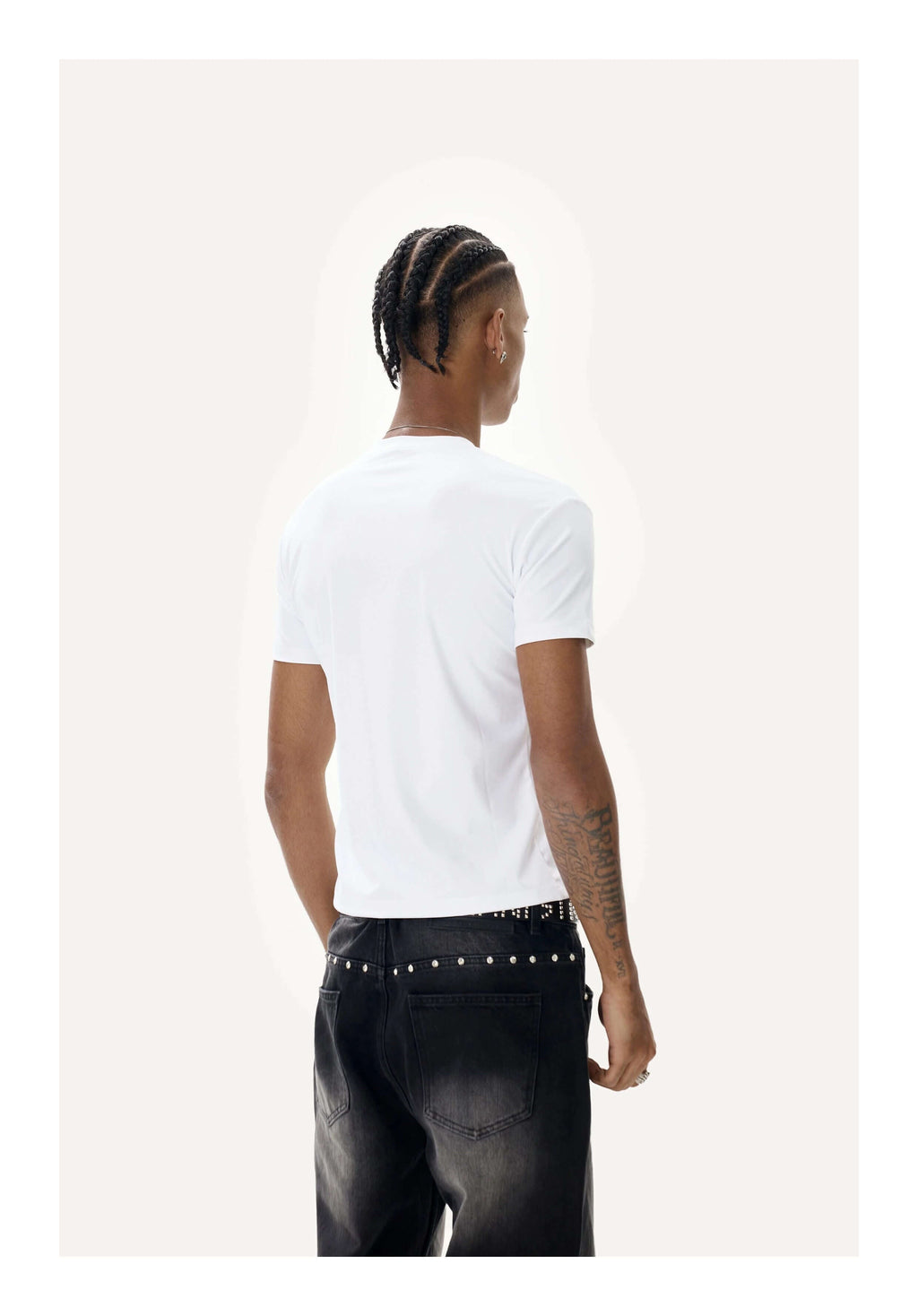 KARMANISTIC Quick Dry Stretch Fit Logo Embroidered Workout Tee