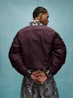 YADcrew x MEDM Ethnic Ribbed MA-1 Bomber Jacket
