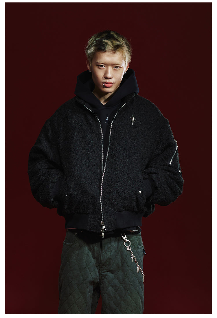 Remedy Textured MA-1 Bomber Jacket