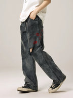 Remedy Kiss Mark Distressed Hole Work Painter Pants