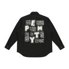 EMPTY REFERENCE Printed Font Long Sleeve Shirt