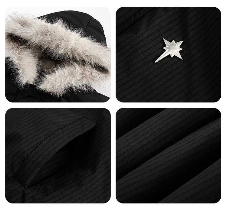 F3F Select Fur Lining Hoodie MA-1 Bomber Flight Jacket