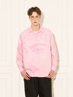 EMPTY REFERENCE Pink Portrait Long Sleeve Shirt