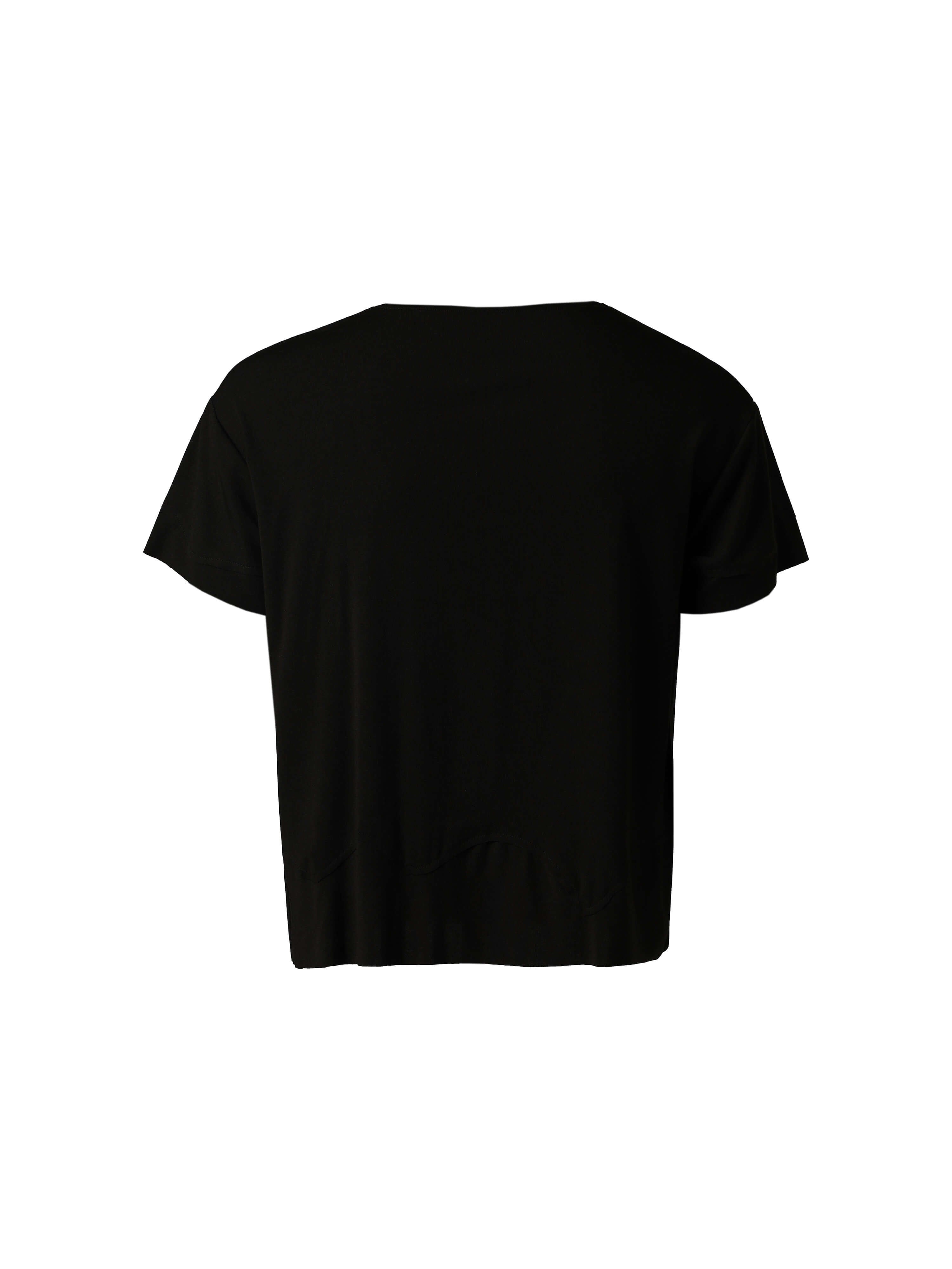 KARMANISTIC Glitter Logo Print Loose Fit Tee