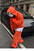 STEEPC Fleece Zip Up Hoodie and Sweatpants Set