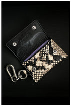 Remedy Metal Studded Keychain Coin Card Leather Wallet