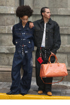 STEEPC Double Breasted Denim Jacket