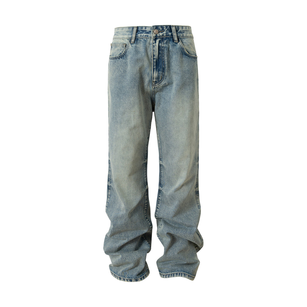 YADcrew Washed Whisker Jeans