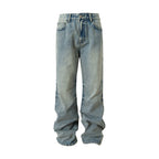 YADcrew Washed Whisker Jeans