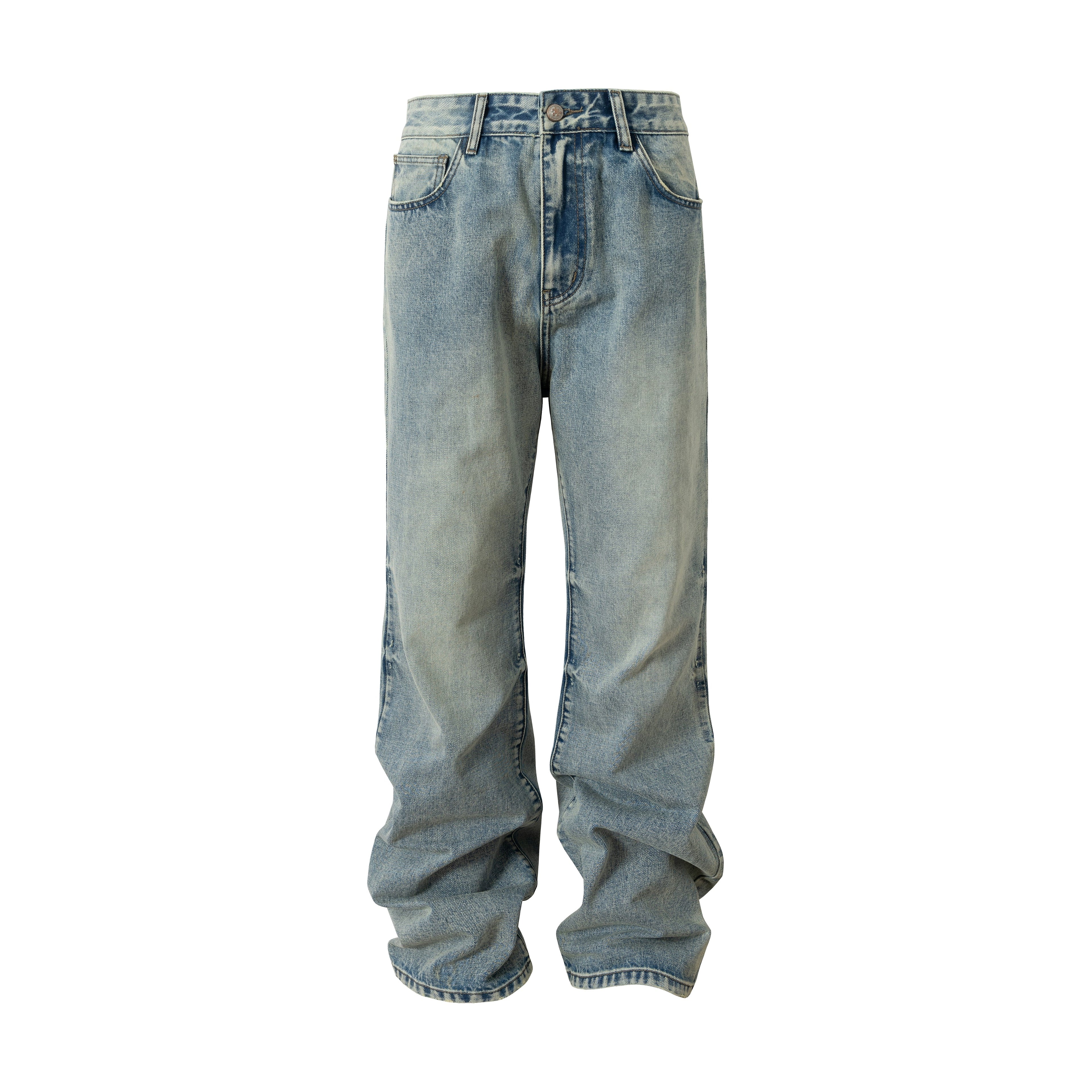 YADcrew Washed Whisker Jeans