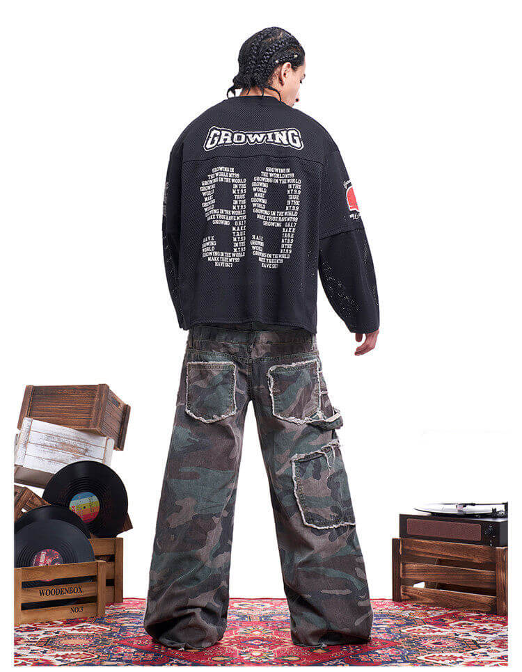 F3F Select 99 V Neck Mesh Long Sleeve Jersey