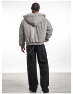 F3F Select Fur Quilted Lining Hoodie Jacket