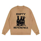 EMPTY REFERENCE Doberman Knit Sweater