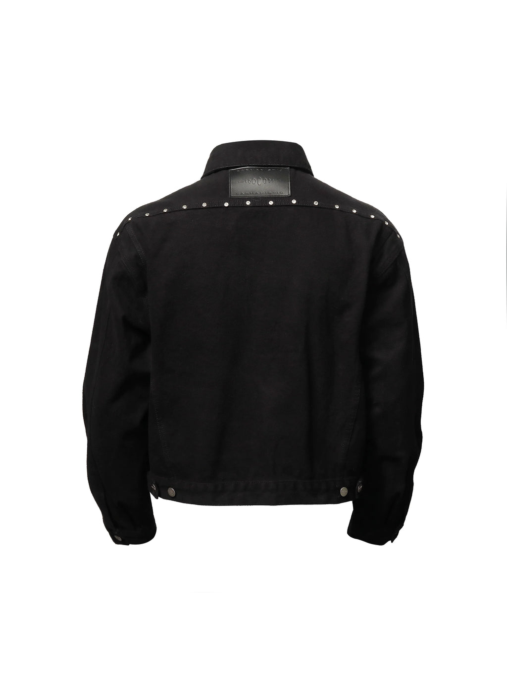 KARMANISTIC Diamond Studded Short Denim Jacket