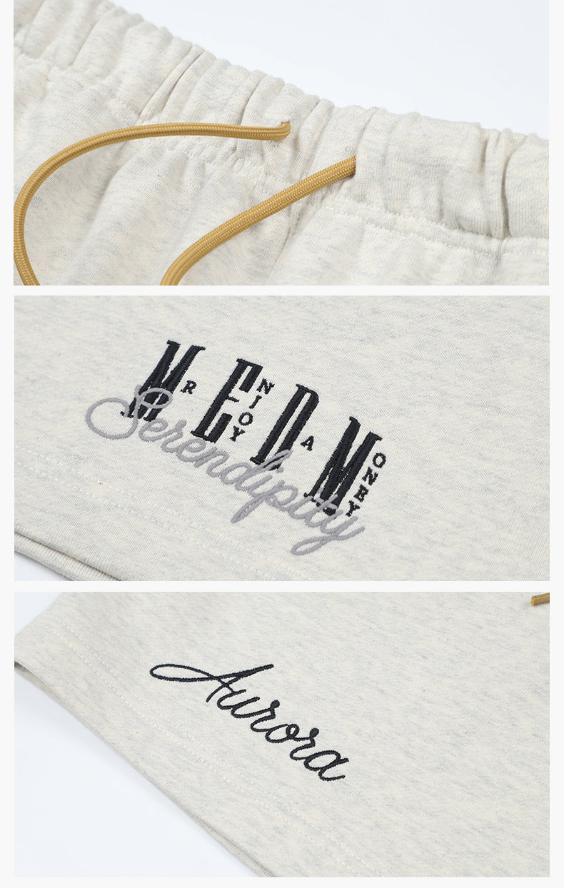 MEDM 3D Embroidered Sweat Shorts