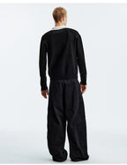 MEDM Color Blocked Long Sleeve Knit Polo Sweater