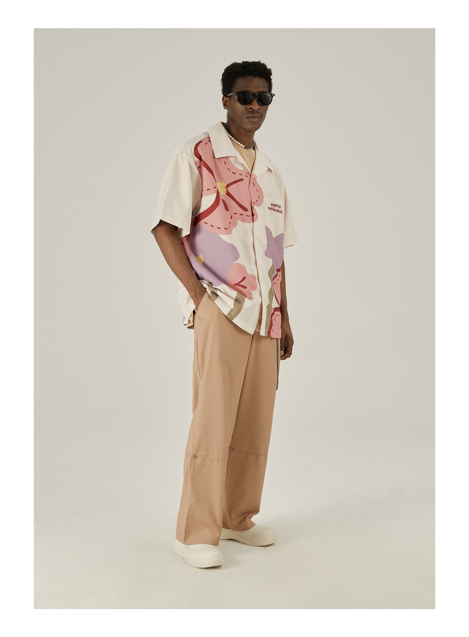 EMPTY REFERENCE Spring Flower Short Sleeve Shirt
