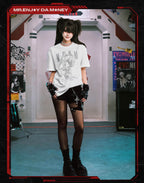 MEDM x EVA NEVER END Character Sketch Graphic Tee