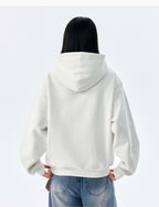 MEDM Animal Leather Logo Patch Hoodie