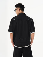 Harsh and Cruel 3D Pleats Short Sleeve Shirt