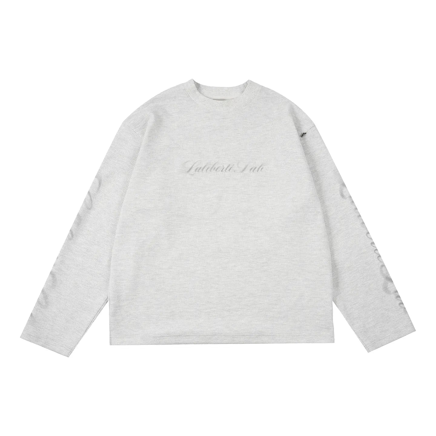 Labt Waffle Print Long Sleeve Tee