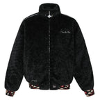 MEDM Ethnic Trim Belted Sherpa Jacket