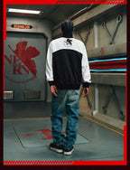 MEDM x EVA Line Art Body Contrast Color Track Jacket