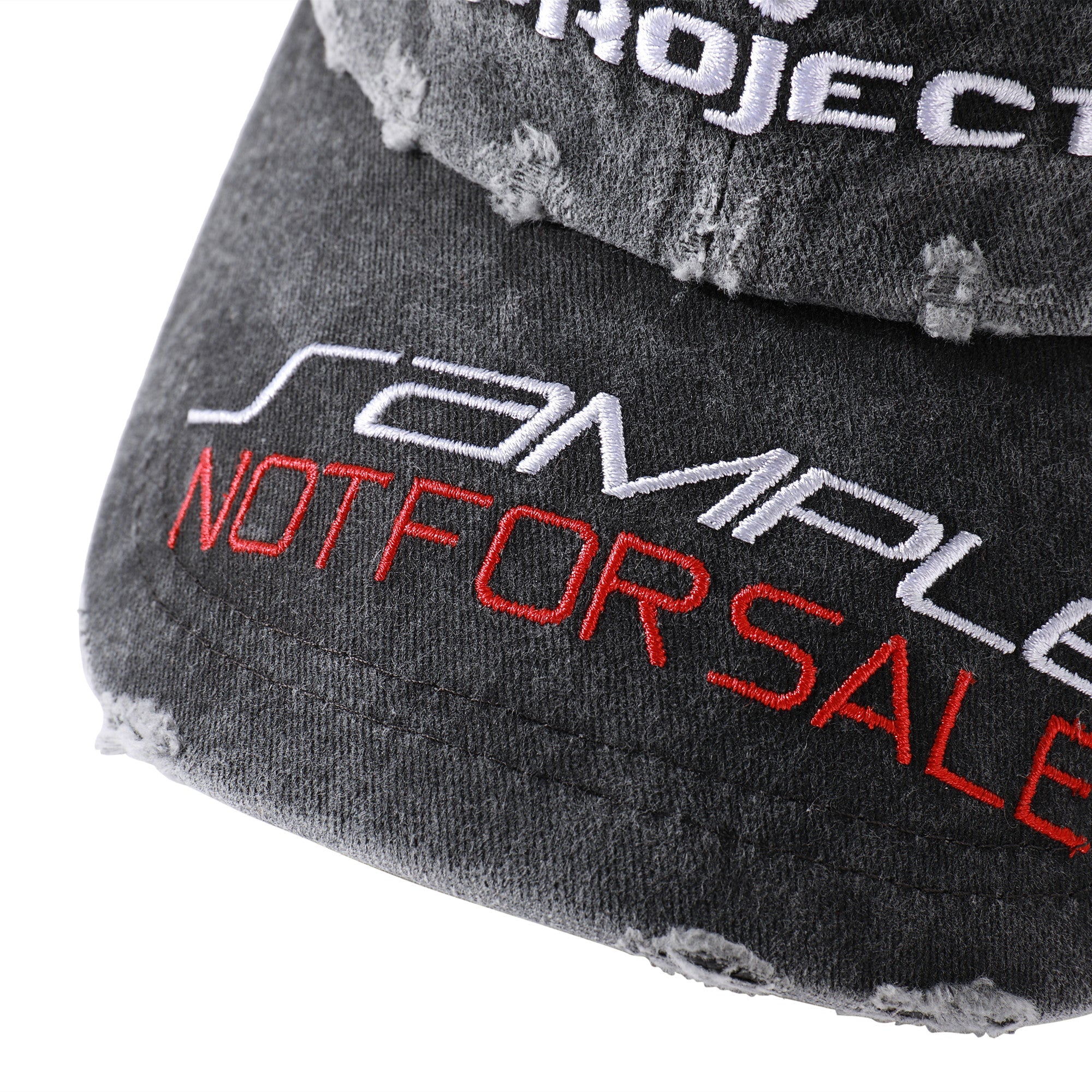 NOVACAM Distressed NOV Logo Embroidered Dad Hat