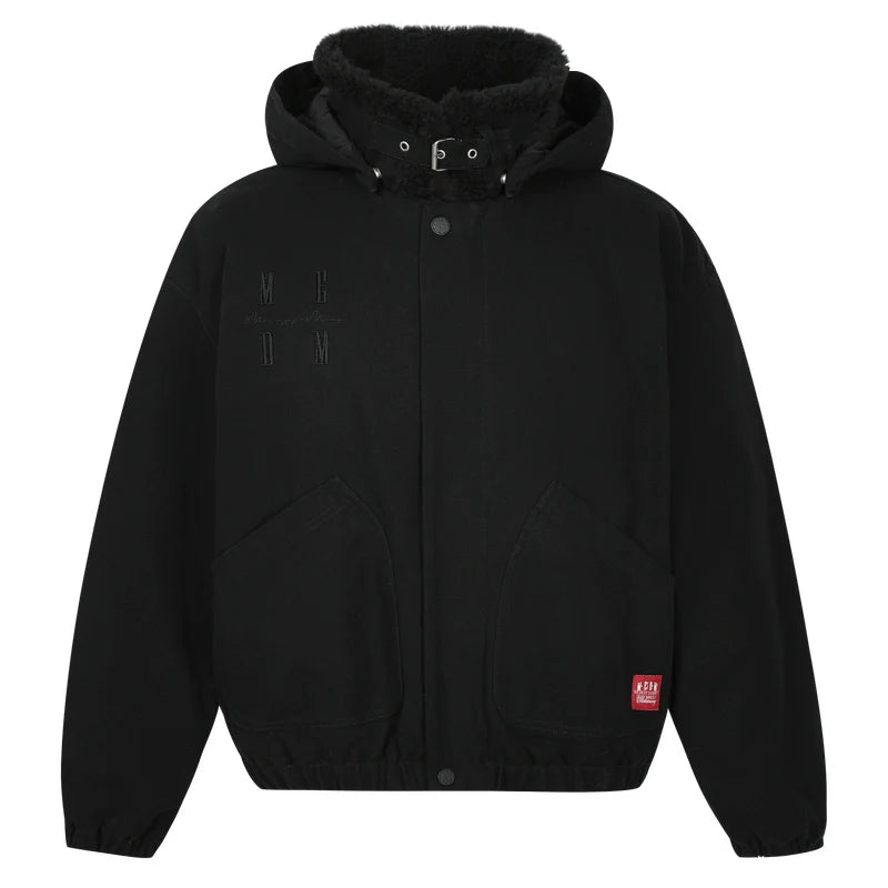 MEDM Sherpa Fleece Quilted Work Jacket