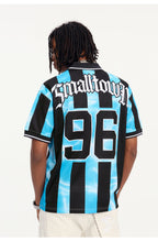 Small Town Kid Water Ripple Striped Polo Jersey