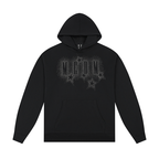 MEDM Rhinestone Star & Logo Hoodie
