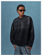 MEDM Gradient Washed Long Sleeve Tee