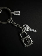 Remedy Key Lock Metal Keychain