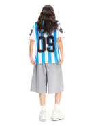 F3F Select Contrast Stripe Short Sleeve Polo Soccer Jersey