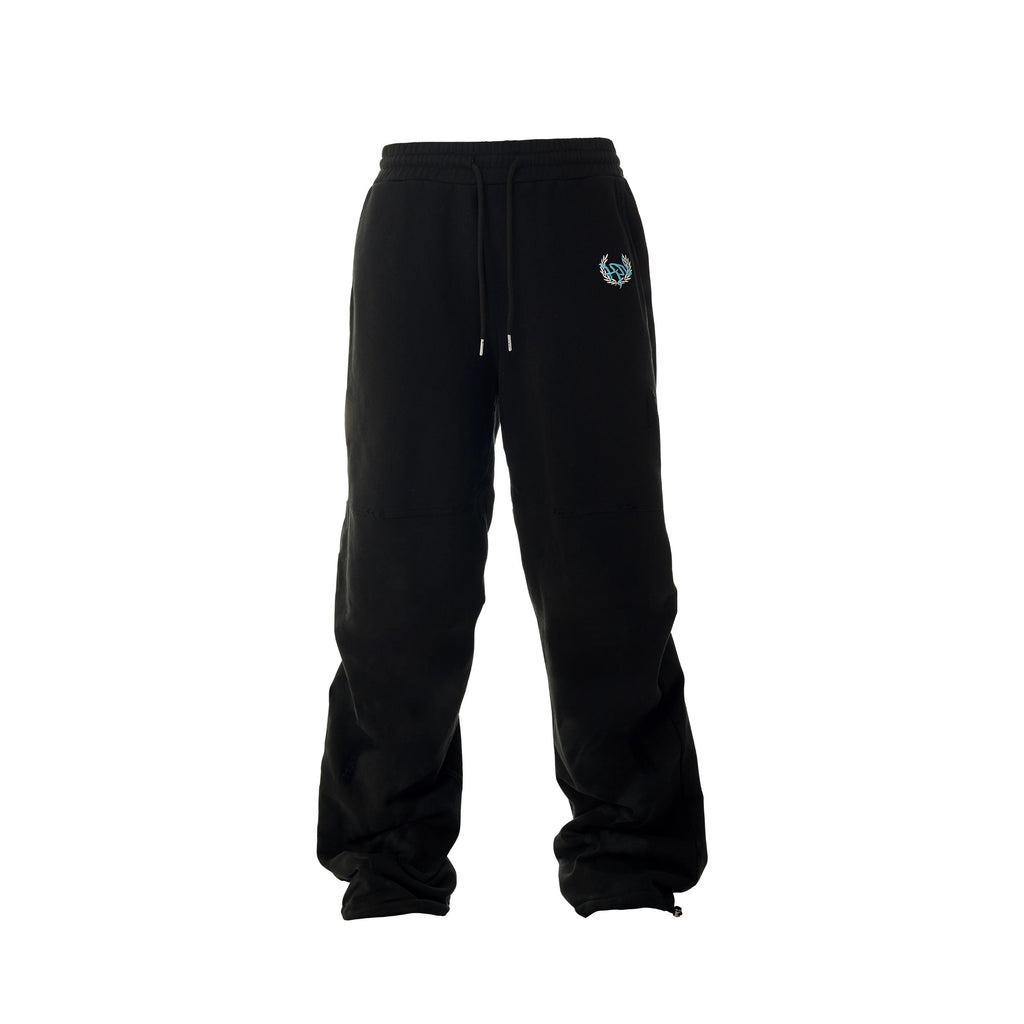 KARMANISTIC Distressed Flag Print Jogger Sweatpants