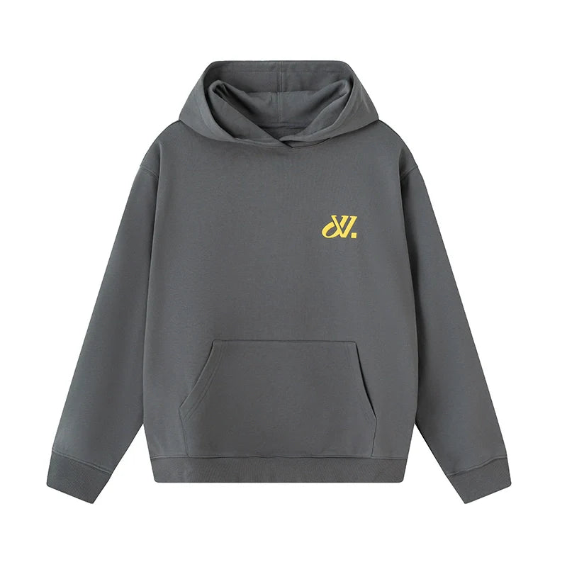 JUST VIBE Basic JV Logo Embroidered Hoodie